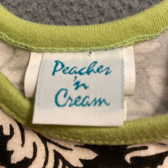 Peaches and Cream romper and matching headband - Picture 3 of 4